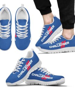 Dodge Challenger Blue Running Shoes Best Gift For Fans 6