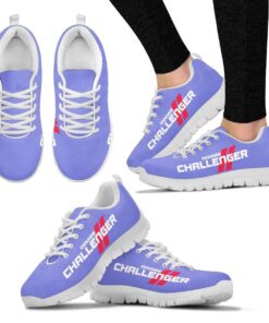 Dodge Challenger Blue Running Shoes Best Gift For Fans