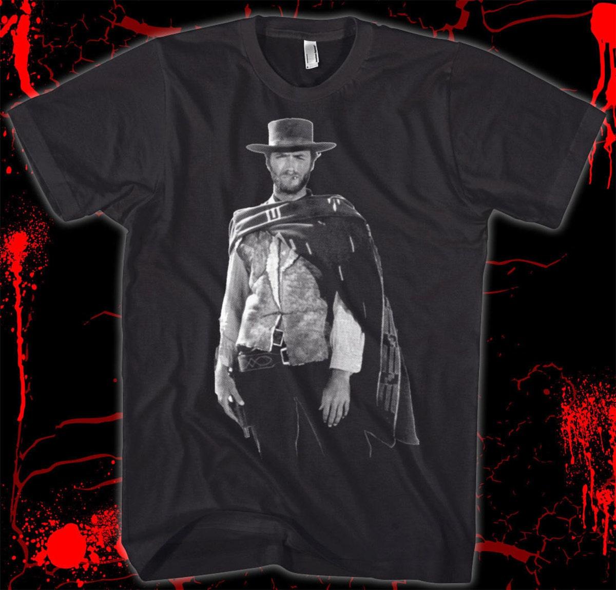 Dollars Trilogy The Man With No Name Clint Eastwood Vintage T-shirt