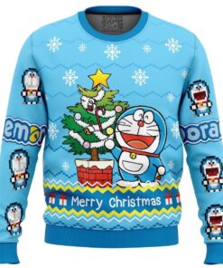 Doraemon Christmas Sweater 1