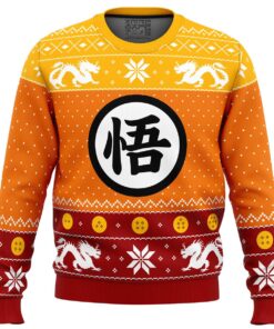 Dragon Ball Z Goku Ugly Christmas Sweater Best Xmas Gift For Manga Anime Fans 1