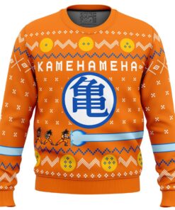 Tis Over 9000 Dragon Ball Z Ugly Xmas Sweater