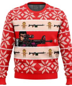 Duke Togo Golgo 13 Mens Ugly Christmas Sweater 1