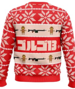 Duke Togo Golgo 13 Mens Ugly Christmas Sweater 2