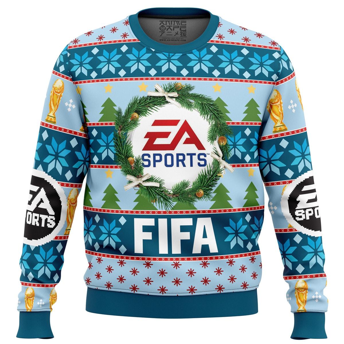 Mbappe Ea Sports Fifa Mens Ugly Christmas Sweater