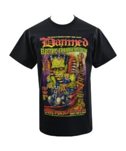 Electric Frankenstein The Damned Graphic T-shirt Best Gift For Punk Rock Fans