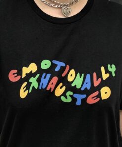 Emotionally Exhausted Aesthetic Style T-shirt Gifts For Family Friends