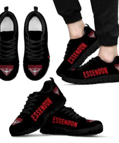 Essendon Bombers Black Running Shoes