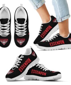 Essendon Bombers Black Running Shoes 6