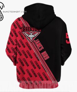 Essendon Bombers Jame Hird  Zip Hoodie For Men And Women