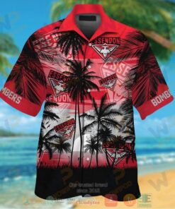 Essendon Bombers Summer Beach Patterns Vintage Hawaiian Shirt Best Gift For Afl Fans 1