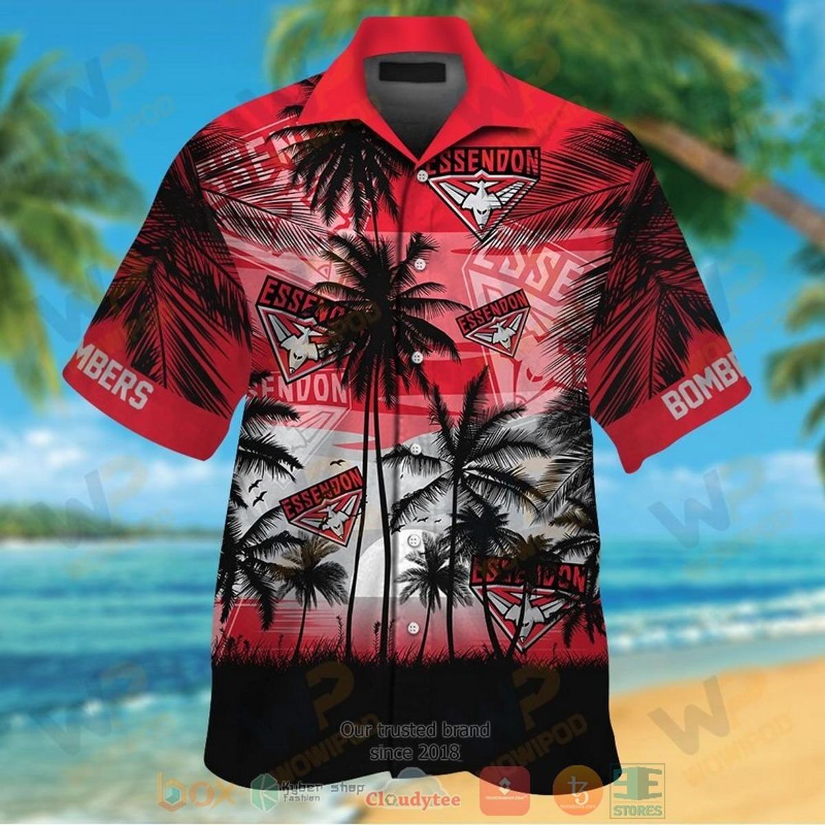 Afl Fremantle Dockers Logo Tropical Floral Aloha Shirt Best Hawaiian Outfit For Fans