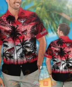 Essendon Bombers Summer Beach Patterns Vintage Hawaiian Shirt Best Gift For Afl Fans 2