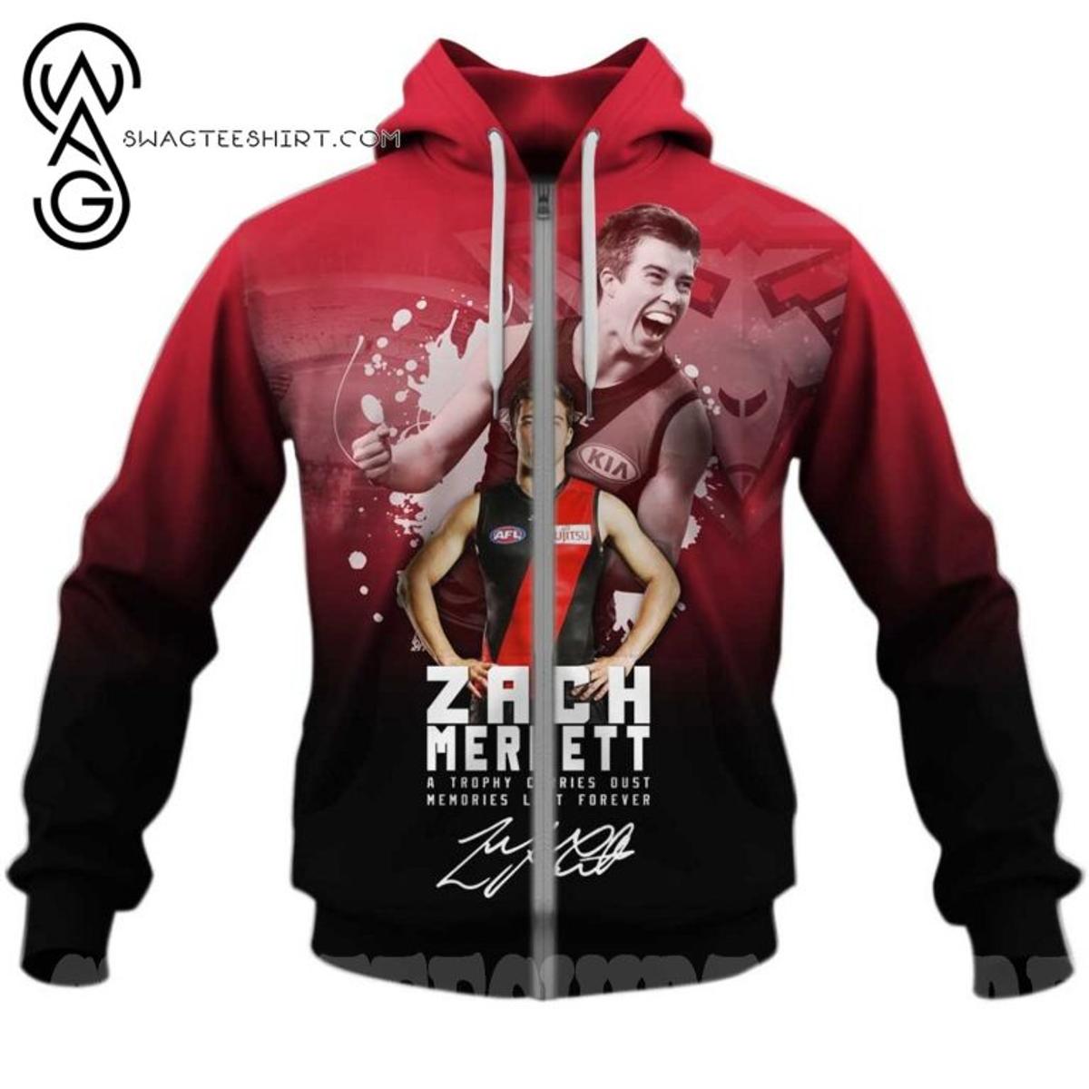 Essendon Bombers Dyson Heppell Zip Hoodie For Men And Women