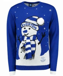 Everton Fc Blue Unisex Christmas Sweater For Fans