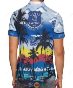 Everton Fc Summer Beach Tropical Hawaiian Shirt For Men Women Fans