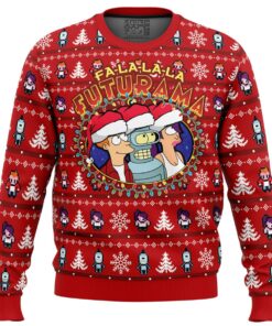 Hey! We Wish You A Futurama Funny Ugly Christmas Sweater Best Gift For Men Women