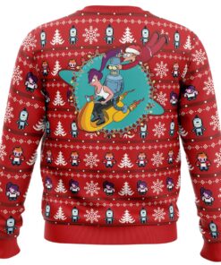 Fa la la la Futurama Xmas Style Ugly Christmas Sweater Funny Gift For Fans 4