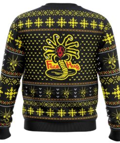 Face Hugs For Everyone Alien Best Ugly Christmas Sweaters