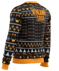 Falalala Valahalla Vinland Saga Womens Ugly Christmas Sweater 3