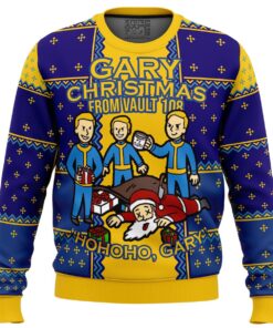 Fallout Game Series Logo Pixel Art Style Ugly Christmas Sweater Best Gift For Fans