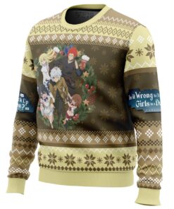 Familia Myth Danmachi Plus Size Ugly Christmas Sweater