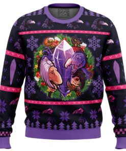 Fantasy Puppet Christmas Dark Crystal Comic Style Ugly Christmas Sweater Best Gift For Fans 1