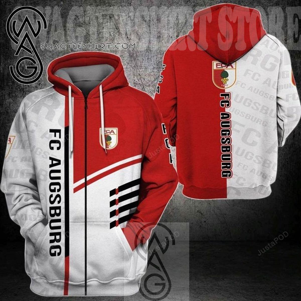 1. Fsv Mainz 05 Red Zip Hoodie Gift For Fans