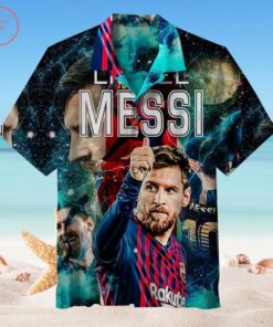 Fc Barcelona Lionel Messi Memorial Special Style Hawaiian Shirt Best Gift Ideas