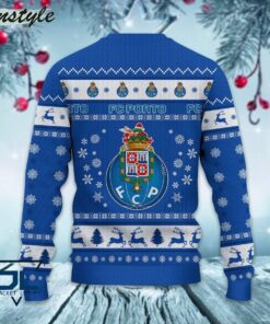 Fc Porto Blue Ugly Christmas Sweater For Men And Women 3