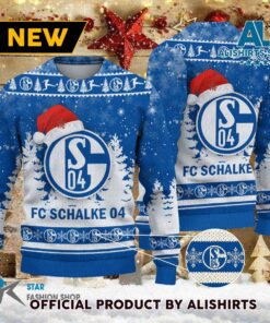 Fc Schalke 04 Bundesliga Football Ugly Christmas Sweater For Fans 1