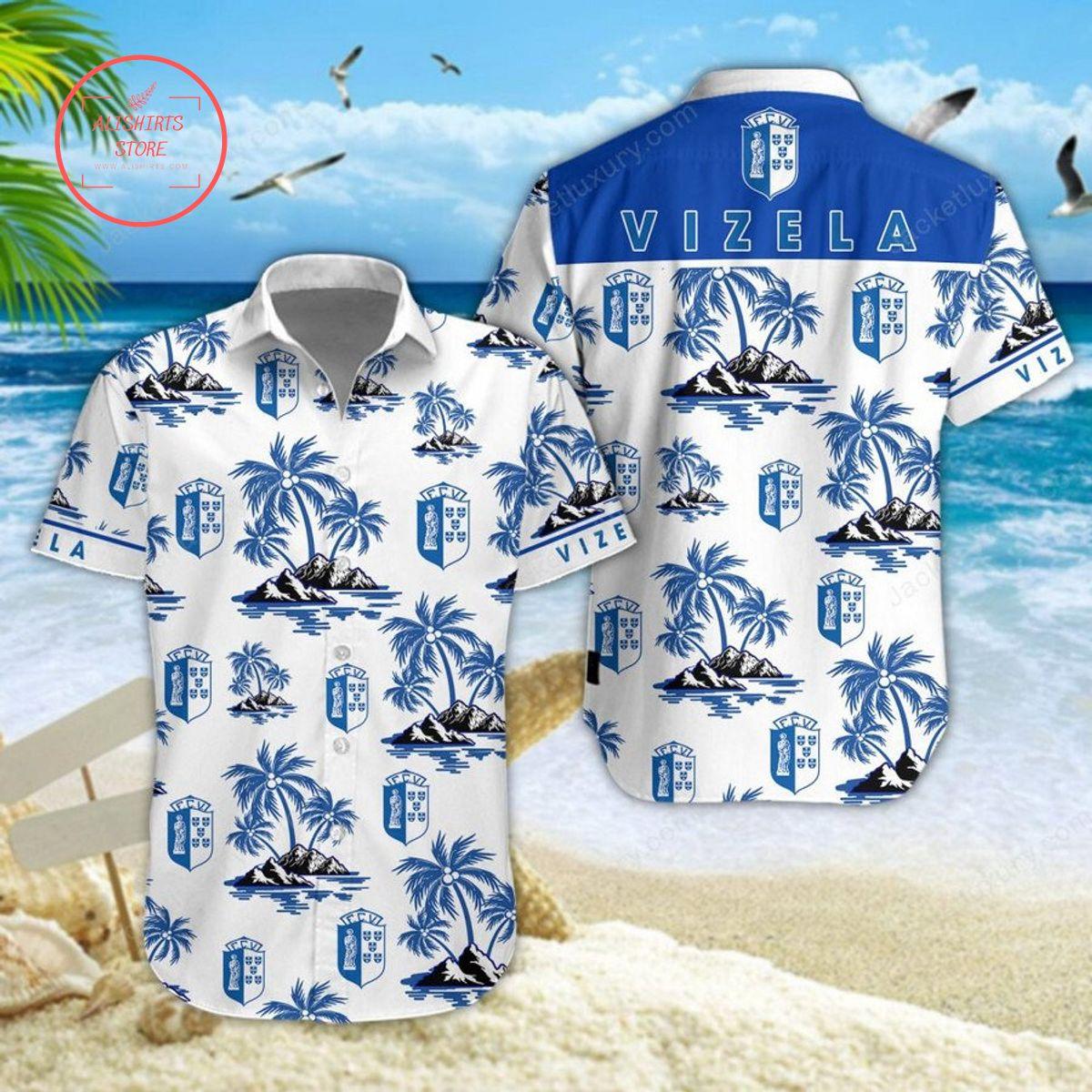 F.C. Paços de Ferreira Logo With Coconut Islands Tropical Hawaiian Shirt Gift For Fans