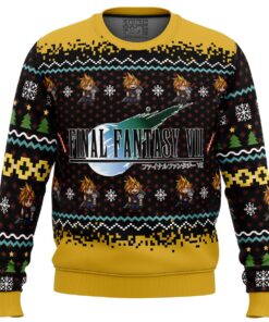 Final Fantasy 7 Vii Ff7 Characters Ugly Christmas Sweater For Men Women