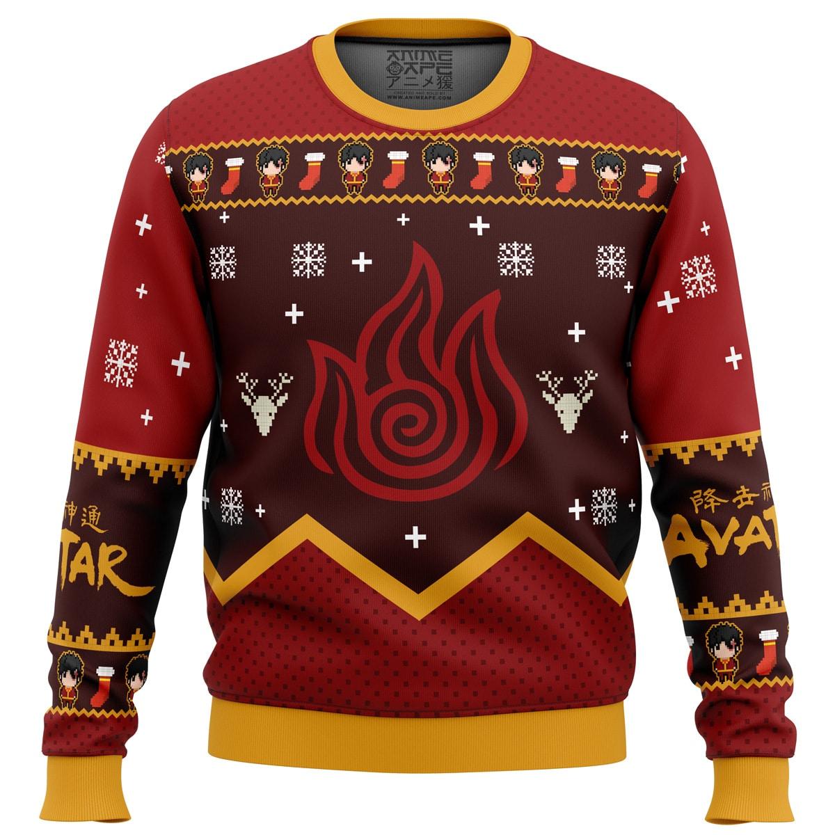 Earthbenders Earth Kingdom Avatar Ugly Christmas Sweater Gift