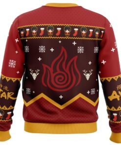 Firebenders Fire Nation Avatar Xmas Sweater 2