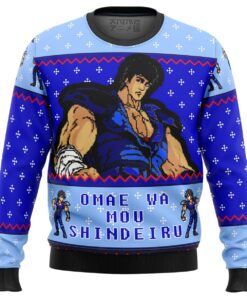 Christmas Kenshiro Fist Of The North Star Mens Ugly Christmas Sweater