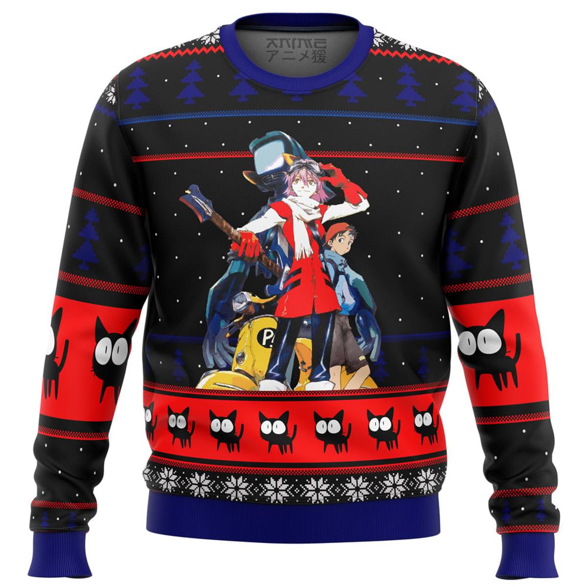 Gake No Ue No Ponyo Loves Ham Ugly Christmas Sweater Gift For Studio Ghibli Fans