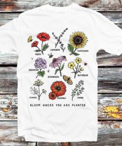 Flowers Name Floral Casual T-shirt Best Gifts For Family Friends