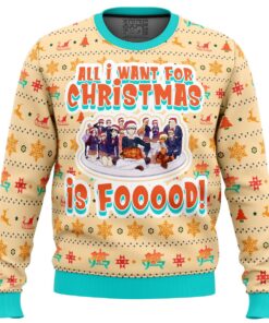 Food Wars Culinary Academy Christmas Sweater Men