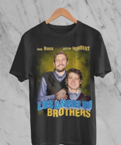 Football Players Joey Bosa Justin Herbert Vintage T-shirt For Sports Fans