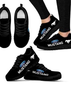 Ford Mustang Black Running Shoes Gift 6