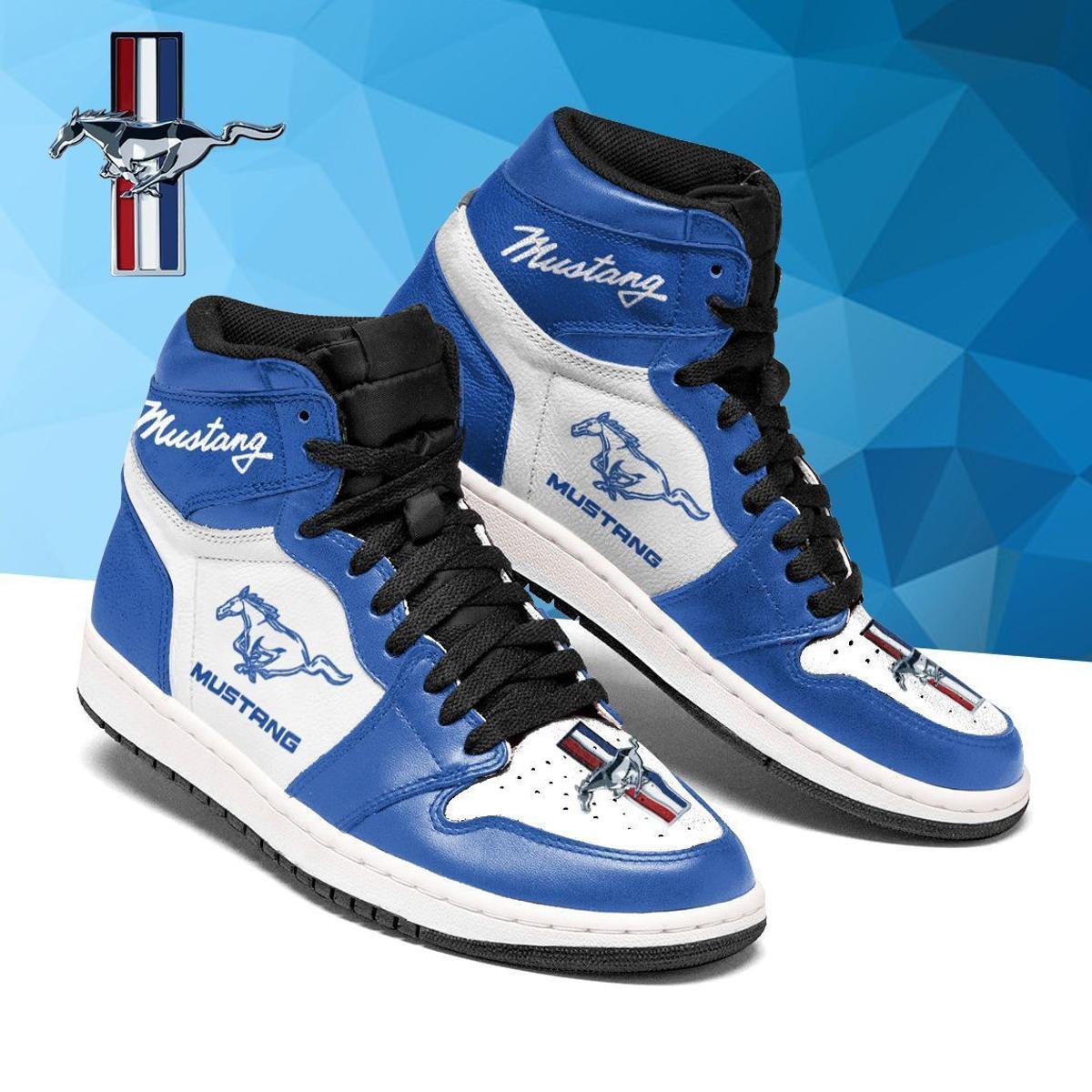 Chevrolet Corvette Blue Air Jordan 1 High Sneakers Gift