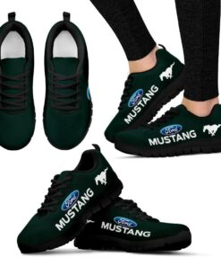 Ford Mustang Bullitt Green Running Shoes For Fans 2