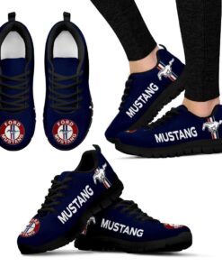 Ford Mustang Dark Blue Running Shoes For Men And Women