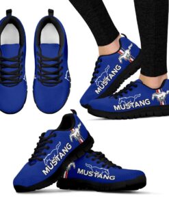 Ford Mustang Deep Impact Blue Running Shoes Gift