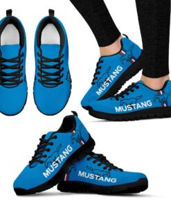 Ford Mustang Grabber Blue Running Shoes For Men And Women 2