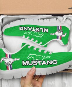 Ford Mustang Green Running Shoes For Men And Women