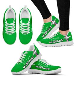 Ford Mustang Green Running Shoes For Men And Women 3