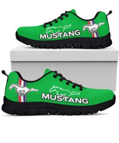 Ford Mustang Green Running Shoes For Men And Women 4