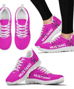 Ford Mustang Pink Running Shoes Gift 1